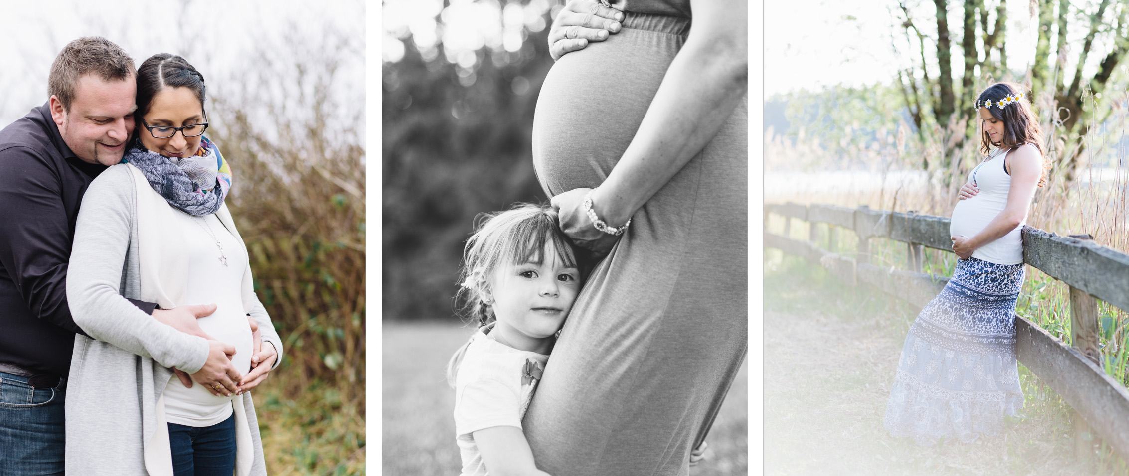 Stimmungsvolle Fotos von Familien, Schwangerschaft, Babybauch und Neugeborenen