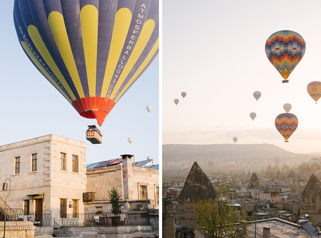 Kappadokien Reisefotografie Türkei Heißluftballone